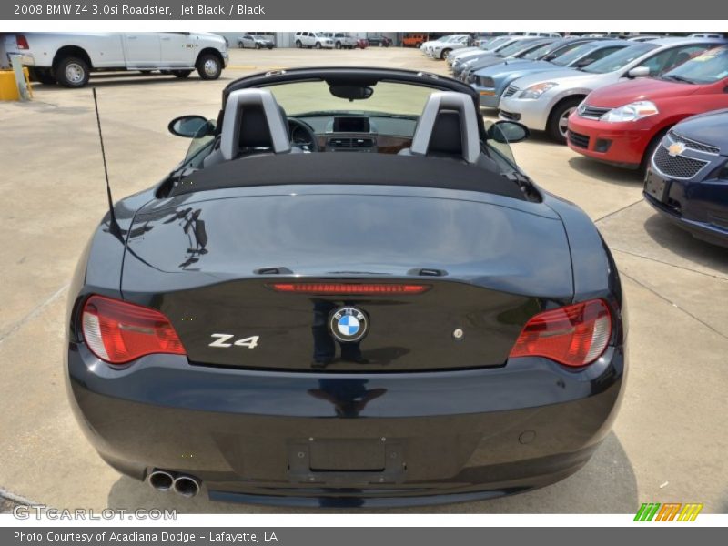 Jet Black / Black 2008 BMW Z4 3.0si Roadster