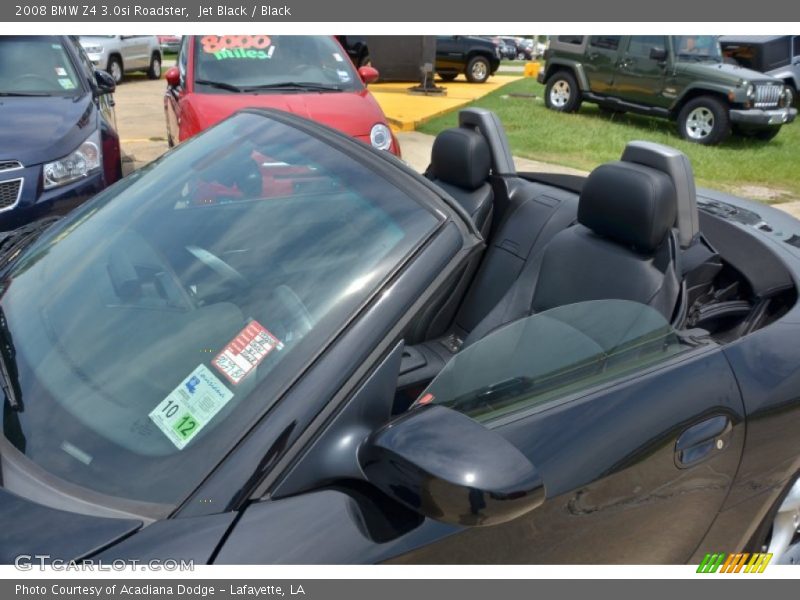 Jet Black / Black 2008 BMW Z4 3.0si Roadster