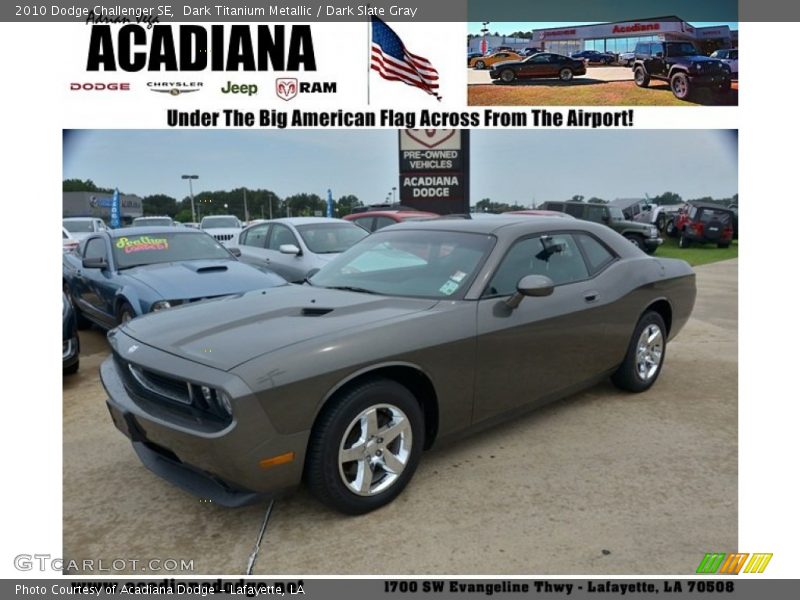 Dark Titanium Metallic / Dark Slate Gray 2010 Dodge Challenger SE