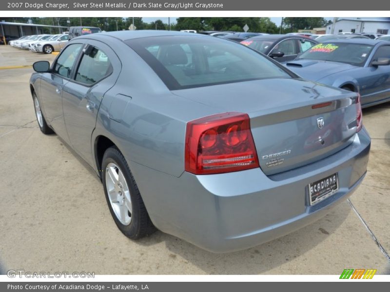 Silver Steel Metallic / Dark Slate Gray/Light Graystone 2007 Dodge Charger