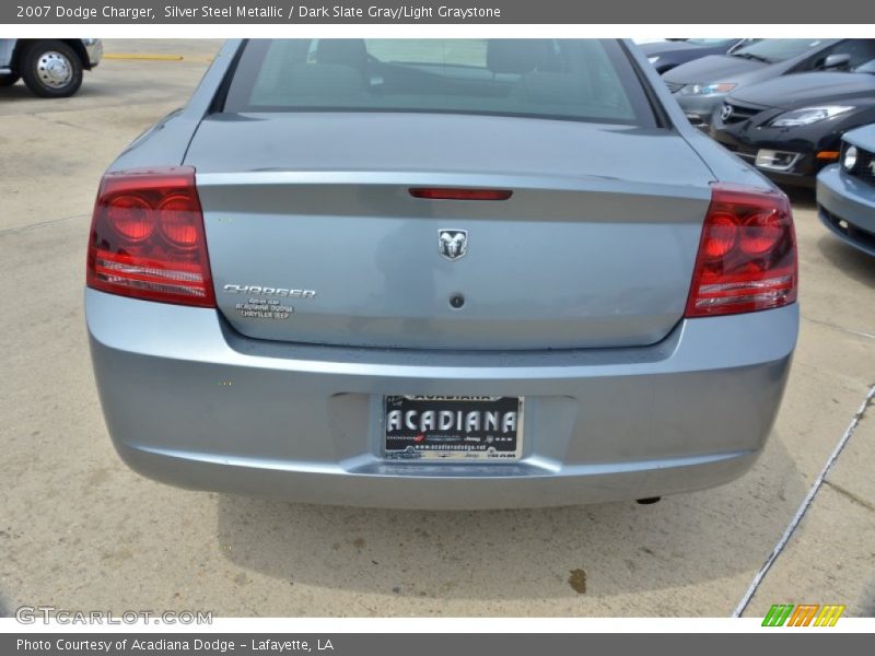 Silver Steel Metallic / Dark Slate Gray/Light Graystone 2007 Dodge Charger