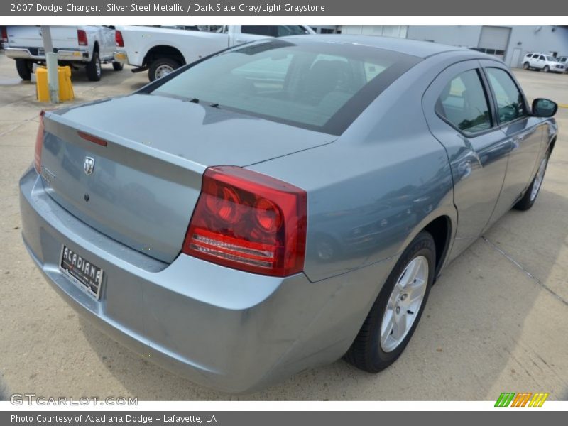 Silver Steel Metallic / Dark Slate Gray/Light Graystone 2007 Dodge Charger