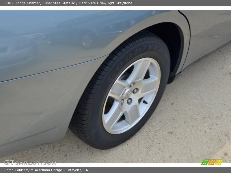 Silver Steel Metallic / Dark Slate Gray/Light Graystone 2007 Dodge Charger
