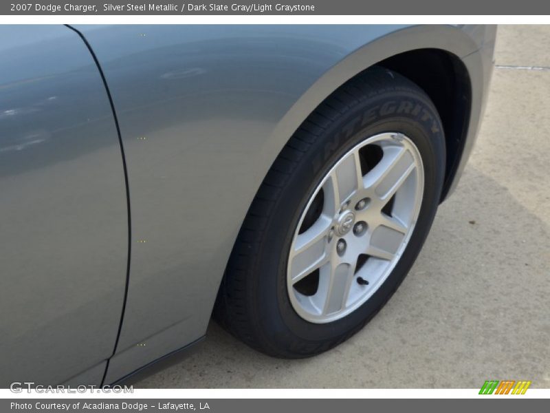 Silver Steel Metallic / Dark Slate Gray/Light Graystone 2007 Dodge Charger