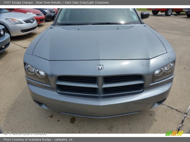 Silver Steel Metallic / Dark Slate Gray/Light Graystone 2007 Dodge Charger