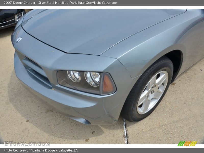 Silver Steel Metallic / Dark Slate Gray/Light Graystone 2007 Dodge Charger