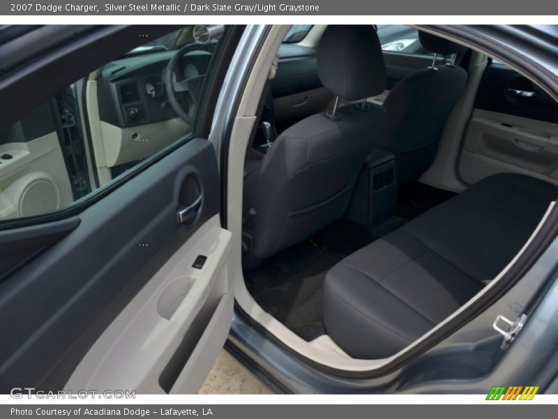 Silver Steel Metallic / Dark Slate Gray/Light Graystone 2007 Dodge Charger