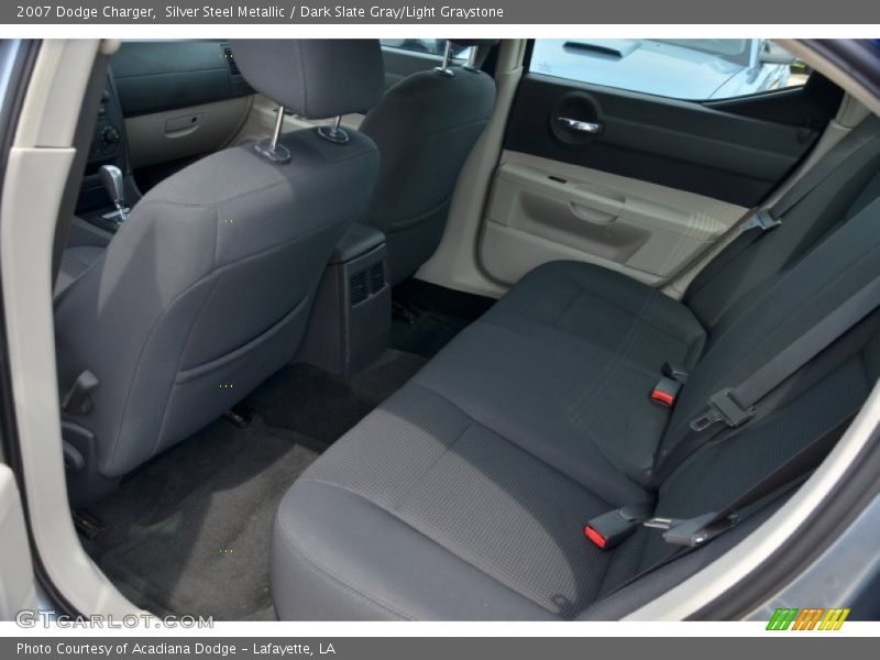 Silver Steel Metallic / Dark Slate Gray/Light Graystone 2007 Dodge Charger