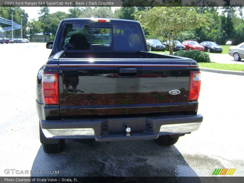 Black / Dark Graphite 2003 Ford Ranger FX4 SuperCab 4x4