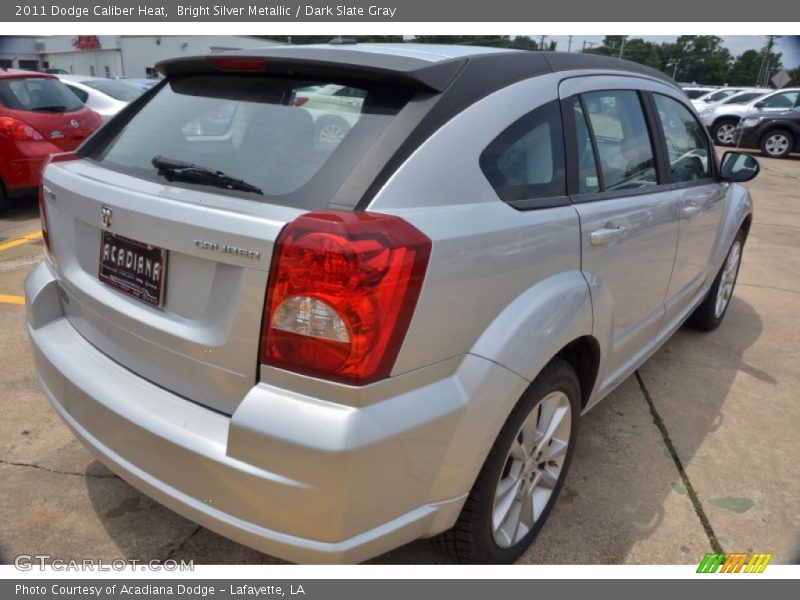 Bright Silver Metallic / Dark Slate Gray 2011 Dodge Caliber Heat