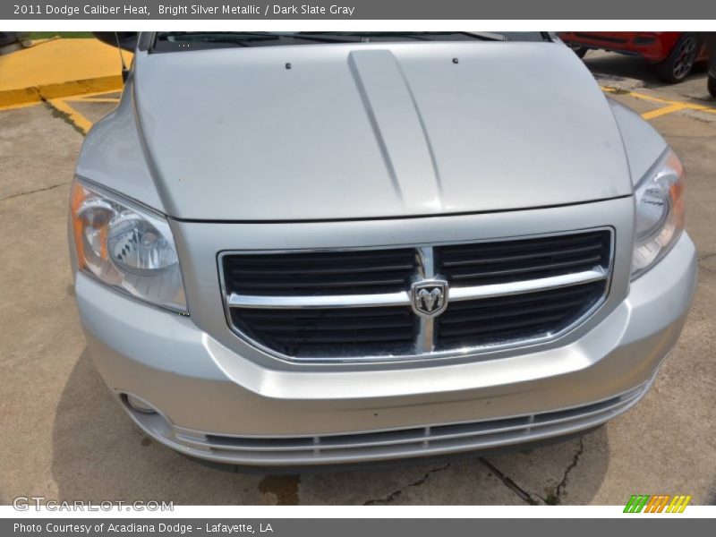 Bright Silver Metallic / Dark Slate Gray 2011 Dodge Caliber Heat