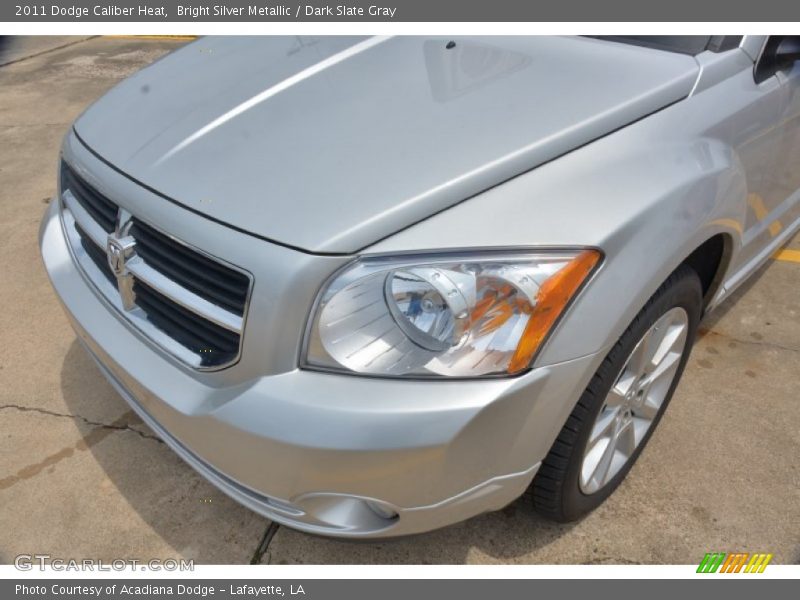 Bright Silver Metallic / Dark Slate Gray 2011 Dodge Caliber Heat
