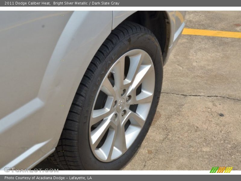 Bright Silver Metallic / Dark Slate Gray 2011 Dodge Caliber Heat