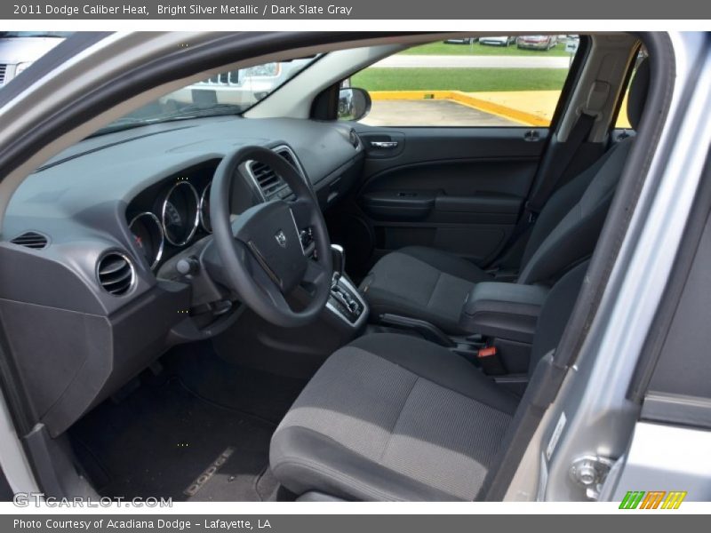 Bright Silver Metallic / Dark Slate Gray 2011 Dodge Caliber Heat