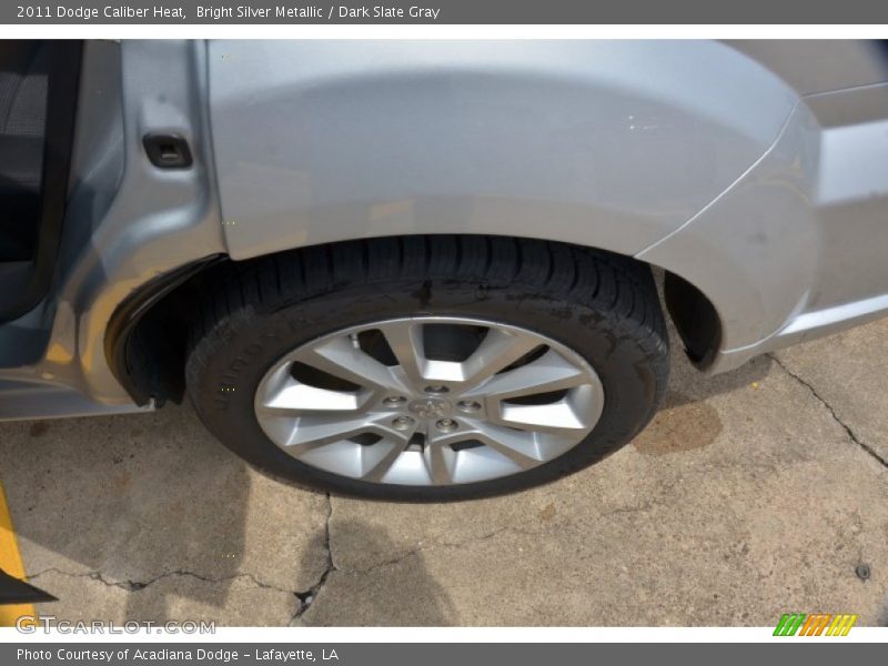 Bright Silver Metallic / Dark Slate Gray 2011 Dodge Caliber Heat