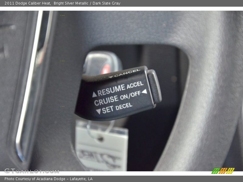 Bright Silver Metallic / Dark Slate Gray 2011 Dodge Caliber Heat