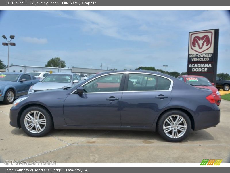 Blue Slate / Graphite 2011 Infiniti G 37 Journey Sedan