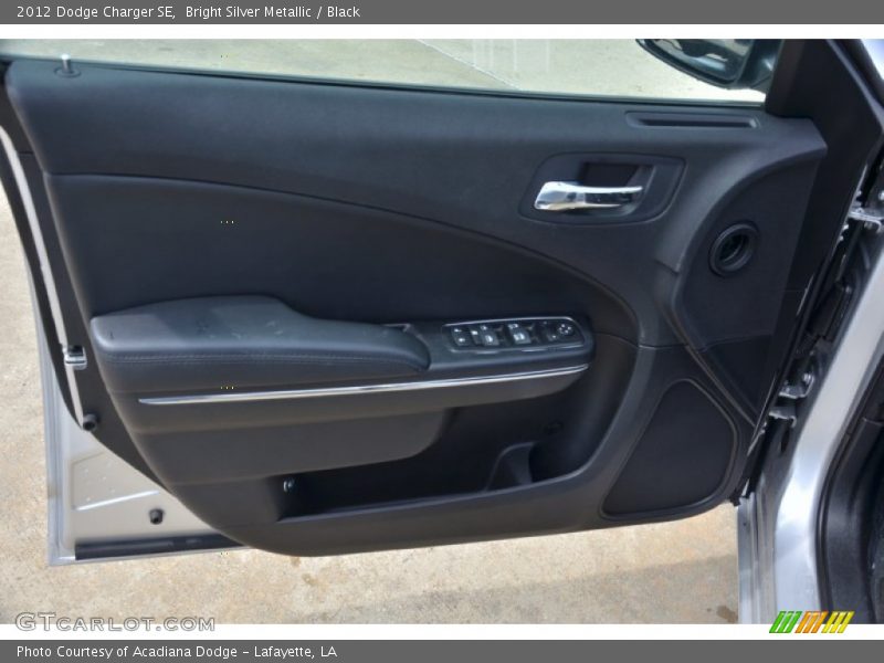 Bright Silver Metallic / Black 2012 Dodge Charger SE