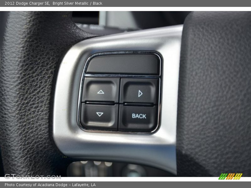 Bright Silver Metallic / Black 2012 Dodge Charger SE