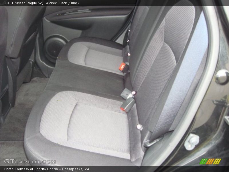 Wicked Black / Black 2011 Nissan Rogue SV