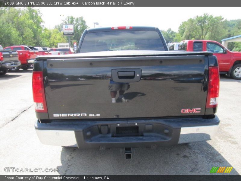 Carbon Black Metallic / Ebony 2009 GMC Sierra 1500 SLE Crew Cab 4x4