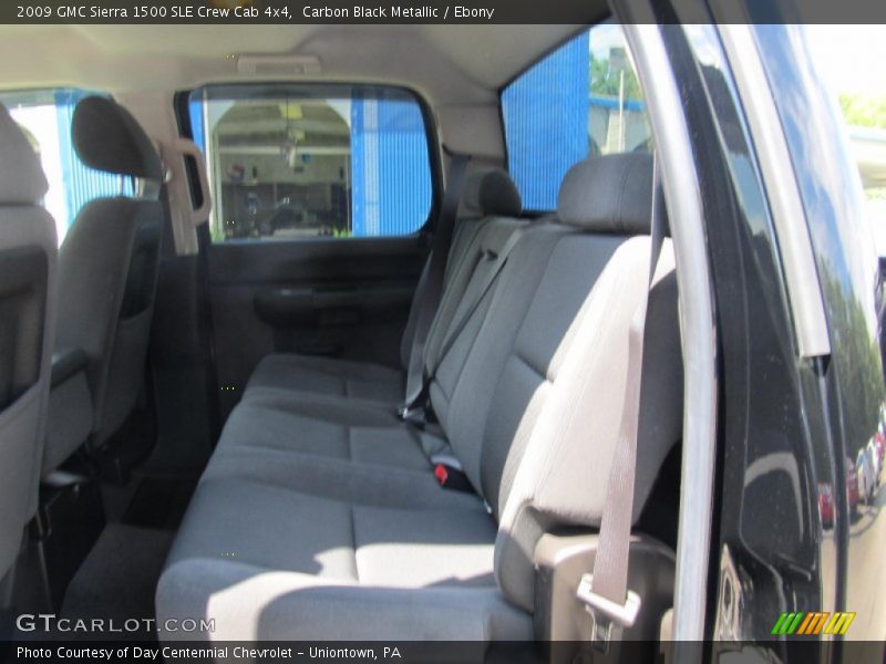 Carbon Black Metallic / Ebony 2009 GMC Sierra 1500 SLE Crew Cab 4x4
