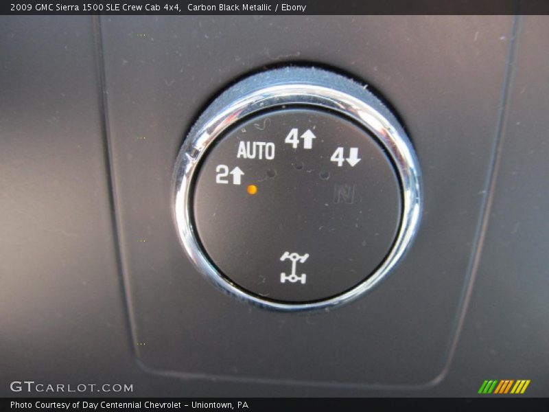 Carbon Black Metallic / Ebony 2009 GMC Sierra 1500 SLE Crew Cab 4x4