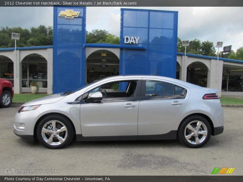 Silver Ice Metallic / Jet Black/Dark Accents 2012 Chevrolet Volt Hatchback