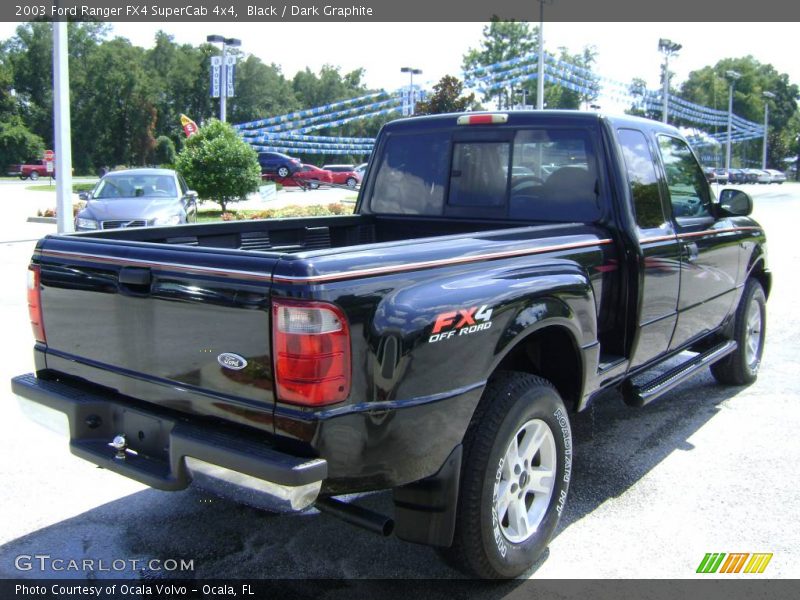 Black / Dark Graphite 2003 Ford Ranger FX4 SuperCab 4x4