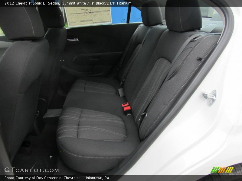 Summit White / Jet Black/Dark Titanium 2012 Chevrolet Sonic LT Sedan
