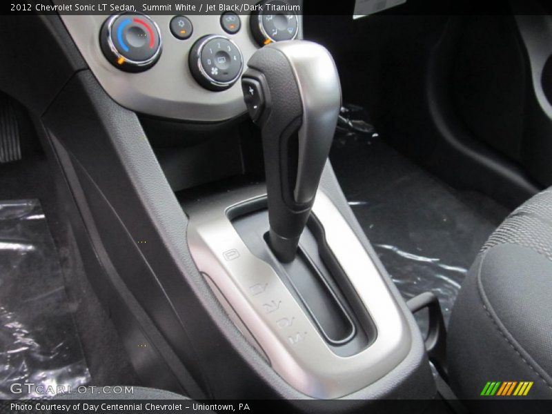 Summit White / Jet Black/Dark Titanium 2012 Chevrolet Sonic LT Sedan