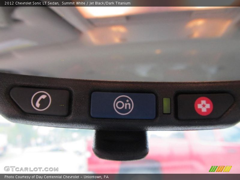 Summit White / Jet Black/Dark Titanium 2012 Chevrolet Sonic LT Sedan