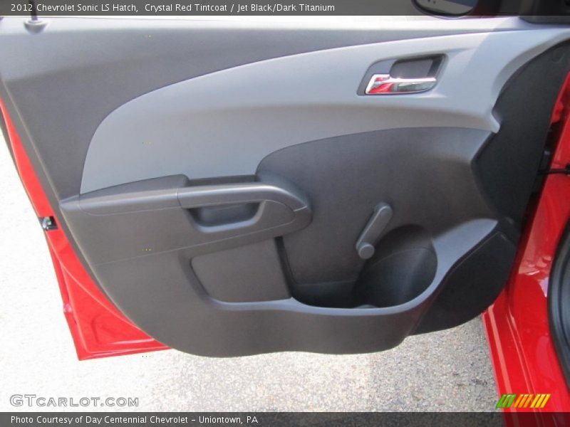 Crystal Red Tintcoat / Jet Black/Dark Titanium 2012 Chevrolet Sonic LS Hatch