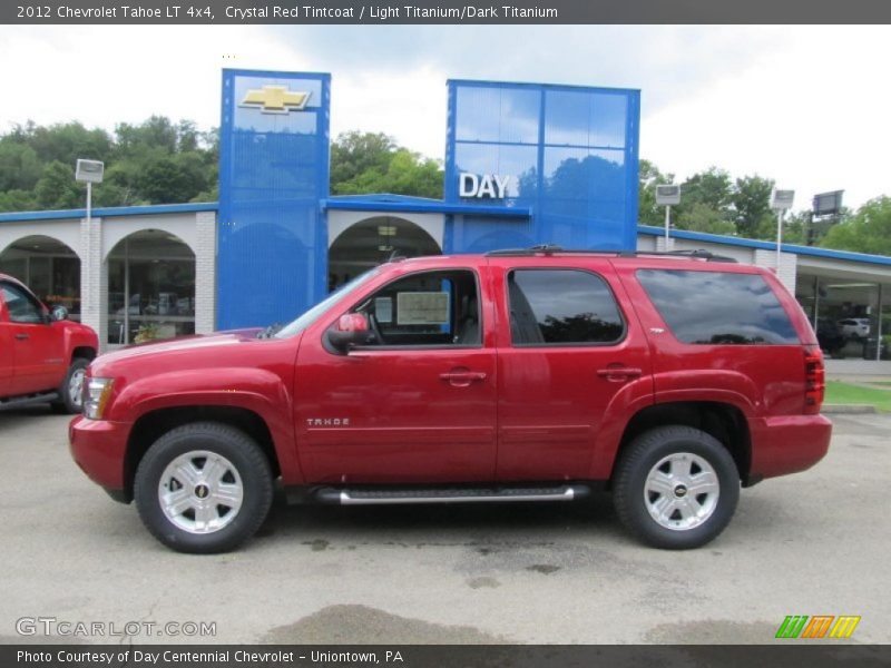 Crystal Red Tintcoat / Light Titanium/Dark Titanium 2012 Chevrolet Tahoe LT 4x4