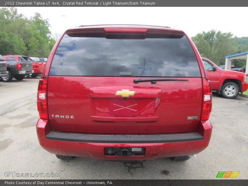 Crystal Red Tintcoat / Light Titanium/Dark Titanium 2012 Chevrolet Tahoe LT 4x4