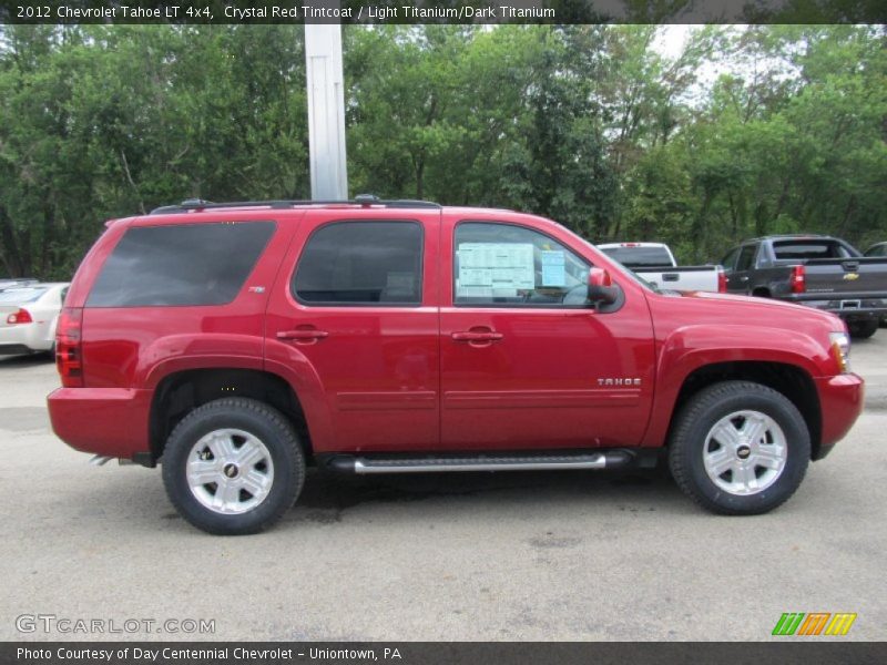 Crystal Red Tintcoat / Light Titanium/Dark Titanium 2012 Chevrolet Tahoe LT 4x4
