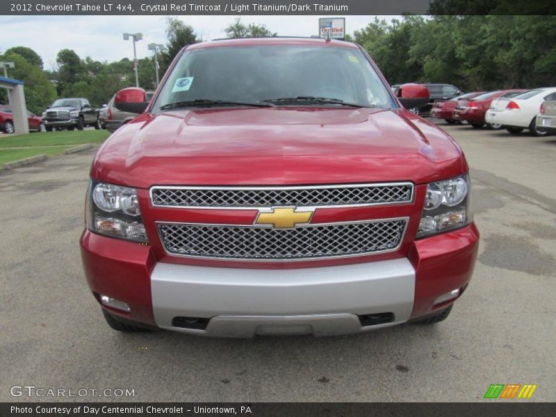 Crystal Red Tintcoat / Light Titanium/Dark Titanium 2012 Chevrolet Tahoe LT 4x4