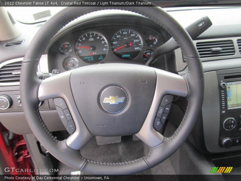 Crystal Red Tintcoat / Light Titanium/Dark Titanium 2012 Chevrolet Tahoe LT 4x4