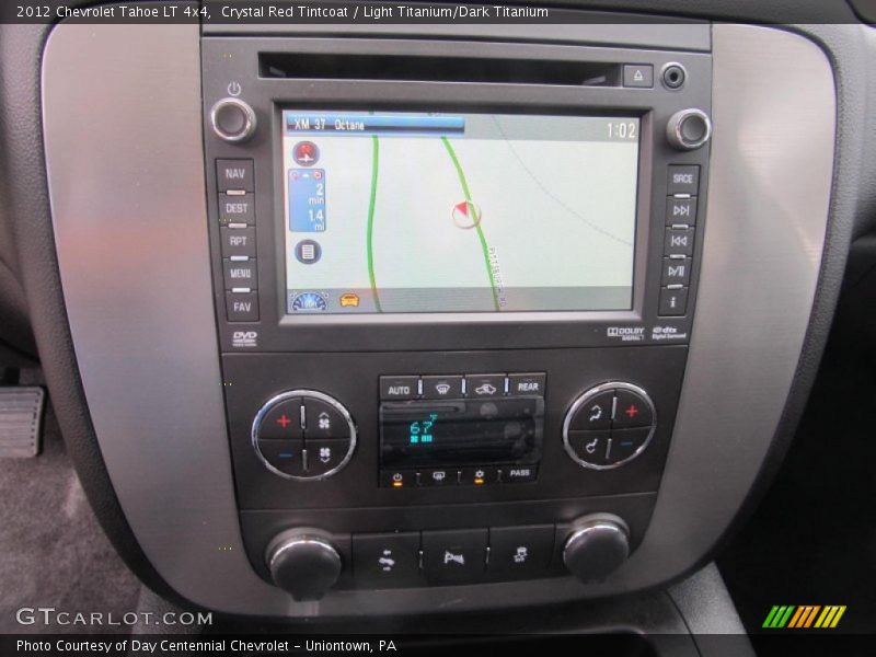 Crystal Red Tintcoat / Light Titanium/Dark Titanium 2012 Chevrolet Tahoe LT 4x4