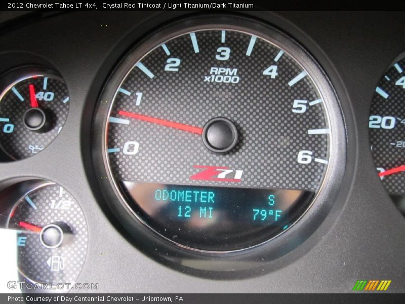 Crystal Red Tintcoat / Light Titanium/Dark Titanium 2012 Chevrolet Tahoe LT 4x4