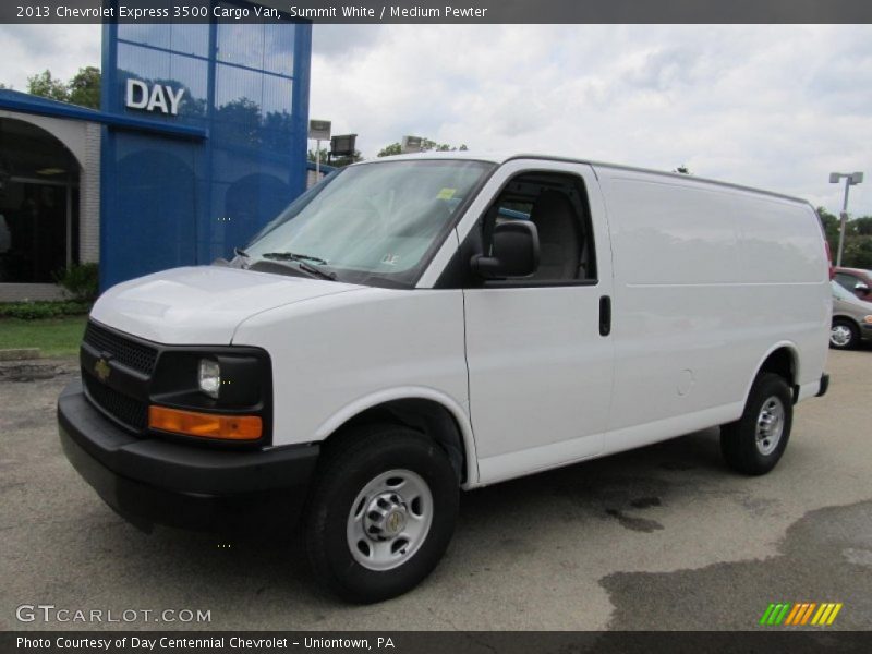Summit White / Medium Pewter 2013 Chevrolet Express 3500 Cargo Van