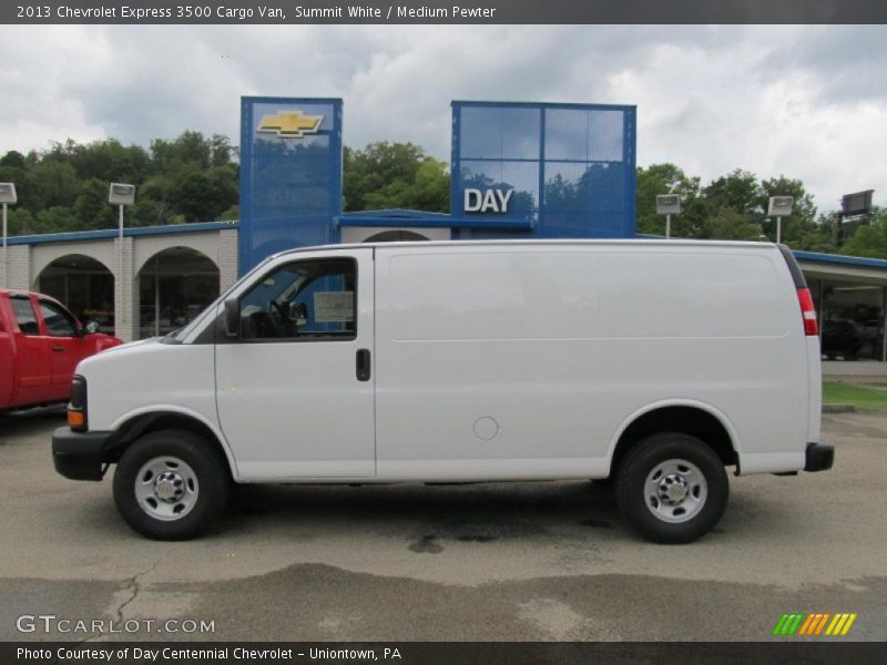 Summit White / Medium Pewter 2013 Chevrolet Express 3500 Cargo Van