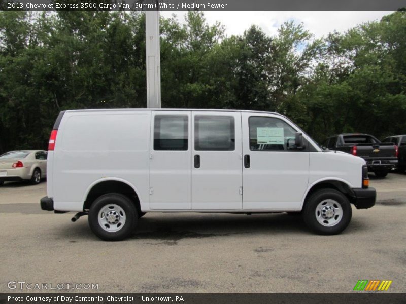 Summit White / Medium Pewter 2013 Chevrolet Express 3500 Cargo Van