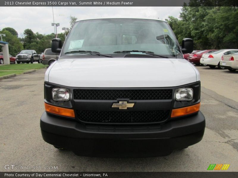 Summit White / Medium Pewter 2013 Chevrolet Express 3500 Cargo Van