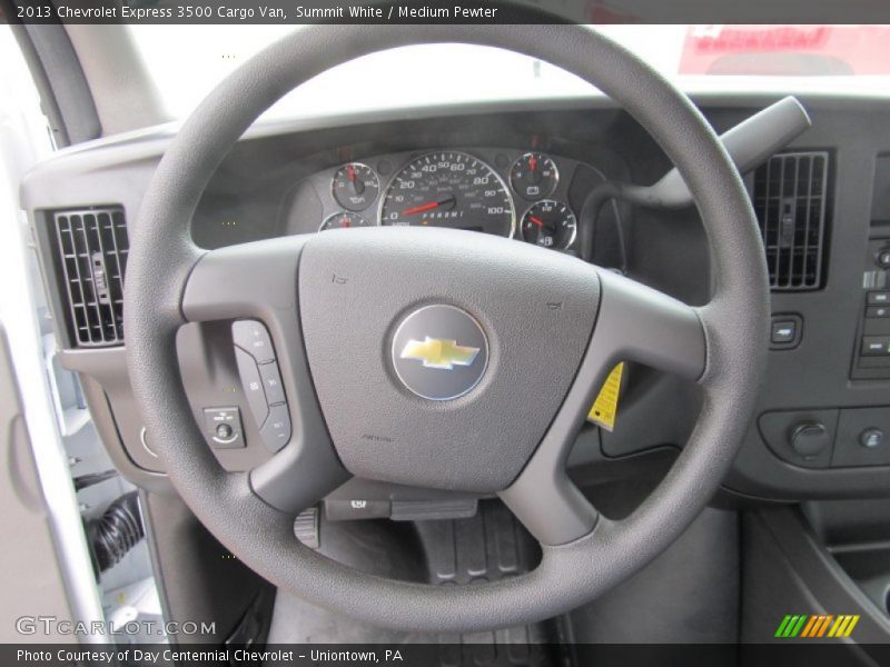 Summit White / Medium Pewter 2013 Chevrolet Express 3500 Cargo Van