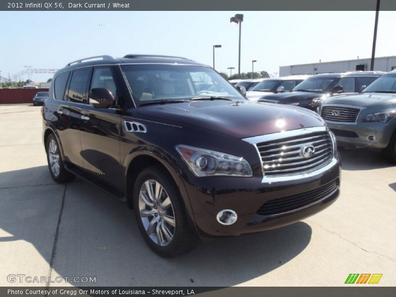Dark Currant / Wheat 2012 Infiniti QX 56