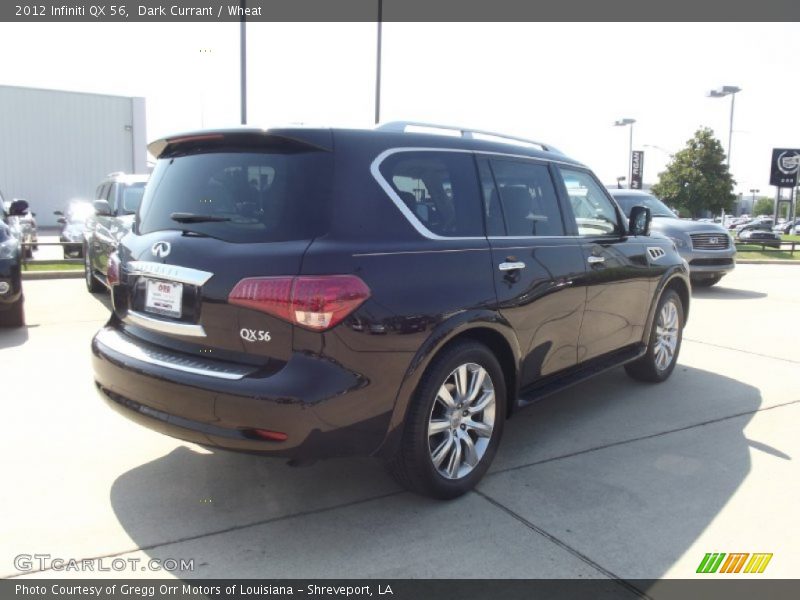 Dark Currant / Wheat 2012 Infiniti QX 56
