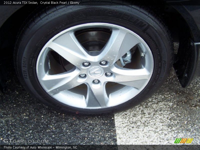 Crystal Black Pearl / Ebony 2012 Acura TSX Sedan