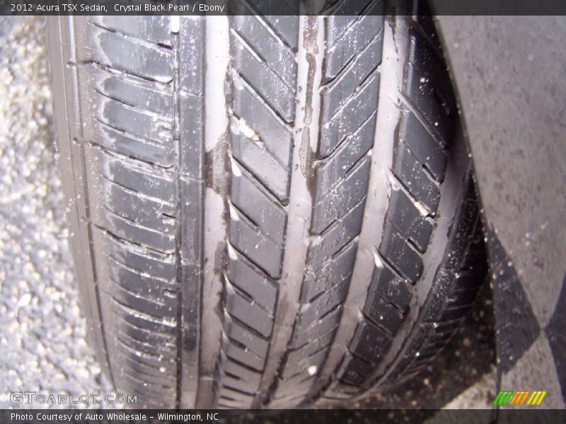 Crystal Black Pearl / Ebony 2012 Acura TSX Sedan
