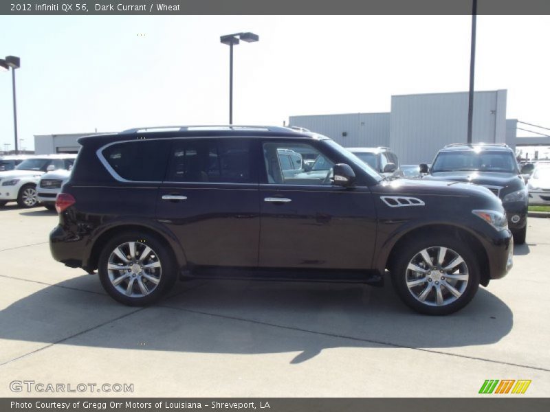 Dark Currant / Wheat 2012 Infiniti QX 56